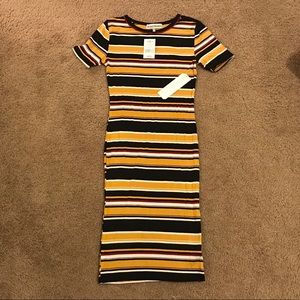 Almost Famous Striped Dress NWT sz M
